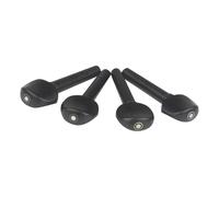 Accesorios para violín 4 Uds 4/4 3/4 1/4 1/2 1/8 Clavijas De Violín Clavijas De Afinación De Ébano Piezas De Repuesto Instrumentos De Cuerda Accesorios De Violín(3/4)