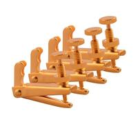 Accesorios para violín Afinador Fino De Metal Para Violín Accesorios Para Instrumentos Musicales Chapados En Oro Un Juego De 4 Afinadores Finos(1/8)