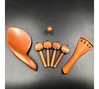 Accesorios Para Violín Clavijas De Afinación De Cordal De Palisandro 4/4 Clavijas De Afinación Soporte De Barbilla Piezas De Violín De Madera De Azufaifo De Ébano(4-4 E-2)