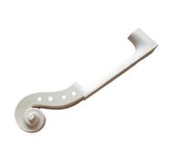 Accesorios para Violín Clavijero de violín embrión blanco cuello de violín acústico desplazamiento tallado a mano adecuado para clavos de diapasón