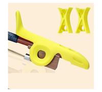 Accesorios para violín Conjunto De Entrenamiento Con Forma De Mano De Violín Profesional Con Empuñadura De Arco De Violín Para Principiantes(Yellow)