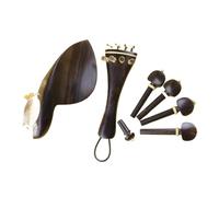 Accesorios Para Violín De Ébano Sin Teñir Tamaño Completo 4/4 Clavijas Cordal Clavo Carrillera