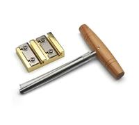 Accesorios para Violín Herramienta de reparación de clavijas de violín para afeitadora de clavijas de violín para mantenimiento de herramientas de fabricación de violín 3/4 y 4/4(Color:Shave and Peg R