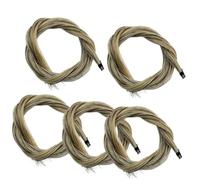 Accesorios para Violín Juego de cinco piezas 7g Violín Bajo Arco Cola de caballo Blanco Negro Marrón Cola de caballo natural Cola de caballo(Color:Gray)