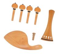 Accesorios para violín Kit De Violín Clavijas De Afinación Resto De Barbilla Madera Rosa Ajuste Pulido Clásico Para Accesorios De Violín 4/4 3/4