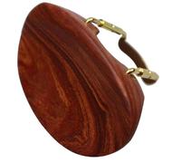 Accesorios para Violín Mentonera para violín de mano izquierda/mentonera con soporte de abrazadera corcho zurdo 4/4 3/4 1/2 1/4(Color:Chinrest 3 4-4)