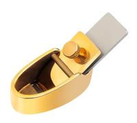 Accesorios para Violín Mini violín de latón manual para hacer pulgar plano carpintería herramienta Luthier cortador curvo plano(Color:Size 5)