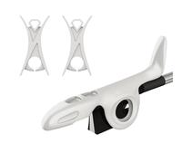 Accesorios para violín Pinza para Arco De Violín Enderezadora De Arco, Corrector De Agarre Manual Ayuda De Corrección para Mano Izquierda Y Derecha para Principiantes(White)
