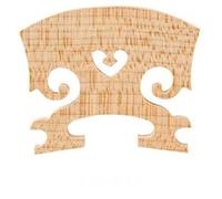 Accesorios para Violín Puente de violín de madera de arce cuerdas de violín puentes de estilo barroco clásico incrustaciones en U de ébano en forma de corazón(Color:4-4 Style 4)