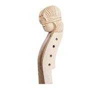 Accesorios Para Violín Violín 4/4 Con Clavijero Tallado A Mano De Arce Duro Natural Con Tallado De Animales(4 string Y)