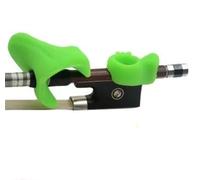 Accesorios para violín Violin Bow Gripper Straight Bow Corrector Bowing Hand Type Bow Holder Beginner Finger Trainer(Green)