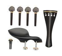 Accesorios para violín Violín De Ébano, 4 Cuerdas, Apoyo Para La Barbilla Pasador De Cola Pin De Cuerda Accesorios Profesionales Para Violín(1/8)