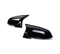 Accesorios Patrón Fibra Carbono Para 1 2 3 4 X Series Cubierta Espejo Retrovisor Lateral F20 F21 F22 F23 F30 F32 F36 X1 E84 F87 M2 Carcasa Cubiertas Espejo Retrovisor(Bright black)