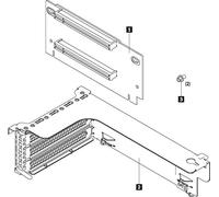 Accesorios PC y Portátiles Marca Lenovo Modelo 2U X16/X8 PCIE FH Riser 1