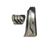 accesorios pedal freno Pedales Pie Coche Embrague Freno Acelerador Alfombrilla Protectora Repuesto Directo Para BMW M3 F80 M4 F82 F83 2014-2020(AT 2pcs)