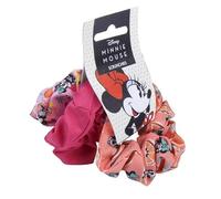 ACCESORIOS PELO COLETERO DE TELA 3 PIEZAS MINNIE RED