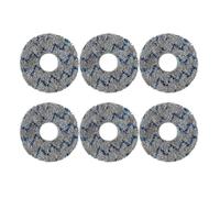 Accesorios Piezas de aspiradora fregona bolsa for polvo filtro Hepa cepillo lateral principal cubo de basura, Compatible con Ecovacs Deebot TURBO(6 mop rag-B)