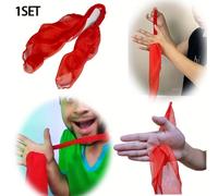 Accesorios profesional de magia para la técnica del atravesamiento con palma, idealpara fiestas callejeras reuniones y en escenario. Efectos impresionantes. ¡Regalo navideño o Halloween!