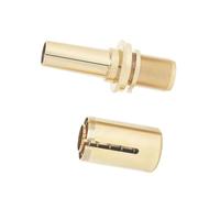 Accesorios profesionales para Trompa Tren de respiración de trompa, válvulas reductoras de presión correctas, piezas correctoras de boca de bocina (Color : Gold)
