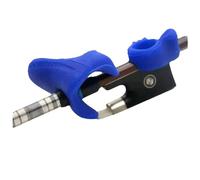 accesorios profesionales para violín Violin Bow Gripper Straight Bow Corrector Bowing Hand Type Bow Holder Beginner Finger Trainer(Blue)