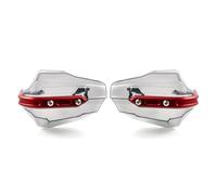 Accesorios Protectores De Guardamanos Motocicleta Aleación Aluminio CNC para Kawasaki Z750 Z750S 2004 2005 2006 2007-2010(Rojo)