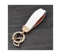 Accesorios Protectores para Nissan para Patrol Y62 para Altima para Maxima para Infiniti FX G37 Q60 QX50 QX70 Funda para Llave Coche 5 Botones TPU(White Keychain)