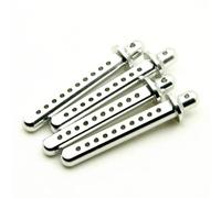 Accesorios Radiocontrol Para Axial Para SCX10 4 Uds Aleación Aluminio Carcasa Carrocería Coche Soporte Poste Columna 1/10 Trepador Control Remoto Modelo Piezas Mejora Accesorios Modificación(White)