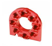 Accesorios Radiocontrol para Tamiya TT01 1/10 RC Upgrade Parts Disipador De Calor Aluminio Montaje del Motor Accesorios Modificación(Red)