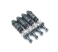 Accesorios RC Compatible con 1/10 RC Coche Mejora Modificación Reemplazo Accesorios Piezas 4 Piezas Metal Hidráulico Amortiguador(Gray)