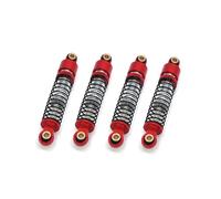 Accesorios RC Compatible con FMS para Xiaoqi para FCX24 1/24 Coche RC Mejora Reemplazo Repuesto Accesorios Piezas Metal Hidráulico Amortiguador(Red)