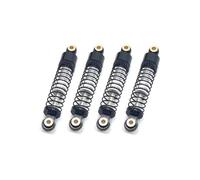 Accesorios RC Compatible con FMS para Xiaoqi para FCX24 1/24 RC Coche Mejora Piezas De Repuesto Metal Amortiguador Hidráulico Ajustable(Black)
