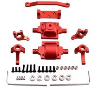 Accesorios RC Compatible con HAIBOXING para HBX 2098B 1/24 RC, Kit De Piezas De Mejora De Metal para Coche, Bloque De Dirección, Carcasa De Caja De Cambios