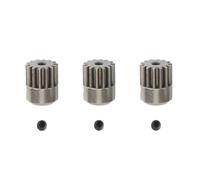 Accesorios RC Compatible con HBX 16889 16889A 16890 16890A SG1601 SG1602 RC Piezas De Repuesto del Coche 3pcs Engranaje De Pinón del Engranaje del Motor del Metal 14T