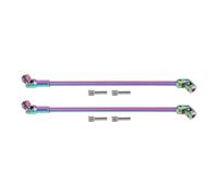 Accesorios RC Compatible con LCG Sportys para Scalers para Capra Pro 1/10 para Coche RC Crawler Acero Inoxidable Eje Transmisión Corte Longitudinal Junta para Universal(68mm-229mmX2)