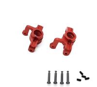 Accesorios RC Compatible con Losi 1/10 RC Car Upgrade Modification Part Accessories Metal Front Steering Shaft Steering Cup(Red)