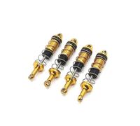 Accesorios RC Compatible con MN MN86 G500 MN86S 1/12 RC Actualización De Coche Accesorios De Repuesto Piezas Amortiguador Hidráulico De Metal(Yellow)