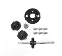 Accesorios RC Compatible con MN para MN82 1/12 RC Piezas De Coche Caja De Cambios De Metal Juego De Engranajes De Transmisión Piñón del Motor 370 Montaje del Soporte del Motor