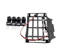 Accesorios RC Compatible con MN82 LC79 1/12 RC Car Upgrade Parts Accesorios Portaequipajes De Metal Portaequipajes con Luz(A)