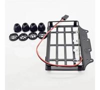 Accesorios RC Compatible con MN82 LC79 1/12 RC Car Upgrade Parts Accesorios Portaequipajes De Metal Portaequipajes con Luz(B)