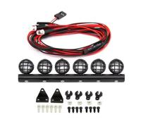 Accesorios RC Compatible con RC Piezas De Actualización para Automóviles Portaequipajes Lámpara Foco Portaequipajes Luz De Techo Faros Delanteros