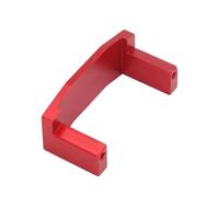 Accesorios RC Compatible con Tamiya para TT-02 54977 1/10 Piezas para Coche RC Base De Soporte De Servo De Metal De Repuesto, Soporte De Aleación De Aluminio con Tornillos(Red)