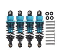 Accesorios RC Compatible con Tamiya TA03 TA02 TA01 TA03F XV01 WR-02 GF-01 WR-02CB para HSP 94123 Piezas para Coche RC 4 Amortiguadores De Aleación De Aluminio(Blue)