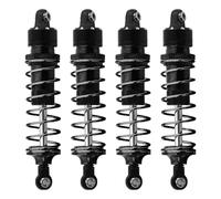 Accesorios RC Compatible con TRAXXAS para Mini para Maxx para XRT RC Actualización de Coche modificación Accesorios de Repuesto Piezas Amortiguador de Metal(Black)