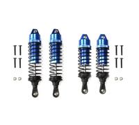 Accesorios RC Compatible con Traxxas para Slash 4x4 1/10 RC camión actualización de Coche Accesorios Piezas aleación de Aluminio Amortiguador de Metal(Blue)