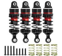 Accesorios RC Compatible con Traxxas para Slash para Mini para Rally para VXL 1/16 RC Coche Mejora Modificación Reemplazo Piezas Metal Amortiguador(Red)