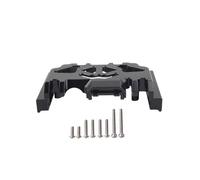 Accesorios RC Compatible con TRX-4 para Defender para Bronco para Blazer 1/10 Coche RC Crawler Base De Montaje De Caja De Cambios De Aluminio para Placa De Protección del Chasis(Black)