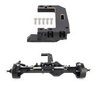 Accesorios RC Compatible con Vanquish H10 Optic Sparco Yokohama RTR 1/10 Coche RC Crawler Soporte De Servo CNC De Latón Negro De Alta Resistencia