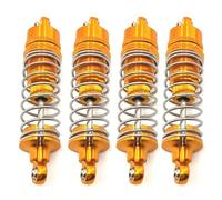 Accesorios RC Compatible con WLtoys 104016 104018 1/10 RC Actualización De Coche Accesorios De Repuesto Piezas Amortiguador Hidráulico De Metal(Yellow)