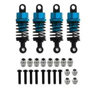 Accesorios RC Compatible with Tamiya For TT01 For TT02 1/10 RC Car Upgrade Modification Replacement Parts Metal Oil Filled Shock Absorbers(Blue)
