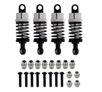 Accesorios RC Compatible with Tamiya For TT01 For TT02 1/10 RC Car Upgrade Modification Replacement Parts Metal Oil Filled Shock Absorbers(Gray)